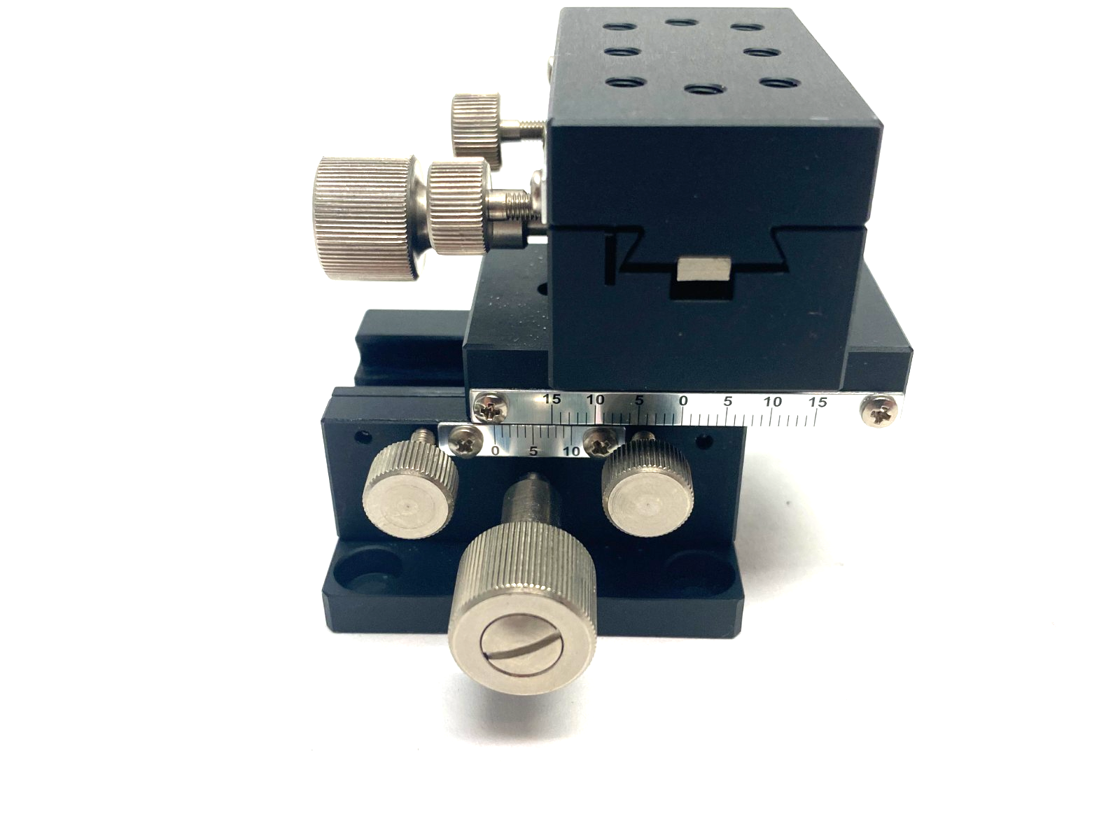 MiSUMi XYDTSC50 Dovetail Rack & Pinion Manual XY Axis Stage, Low-Profile 30mm - Maverick Industrial Sales
