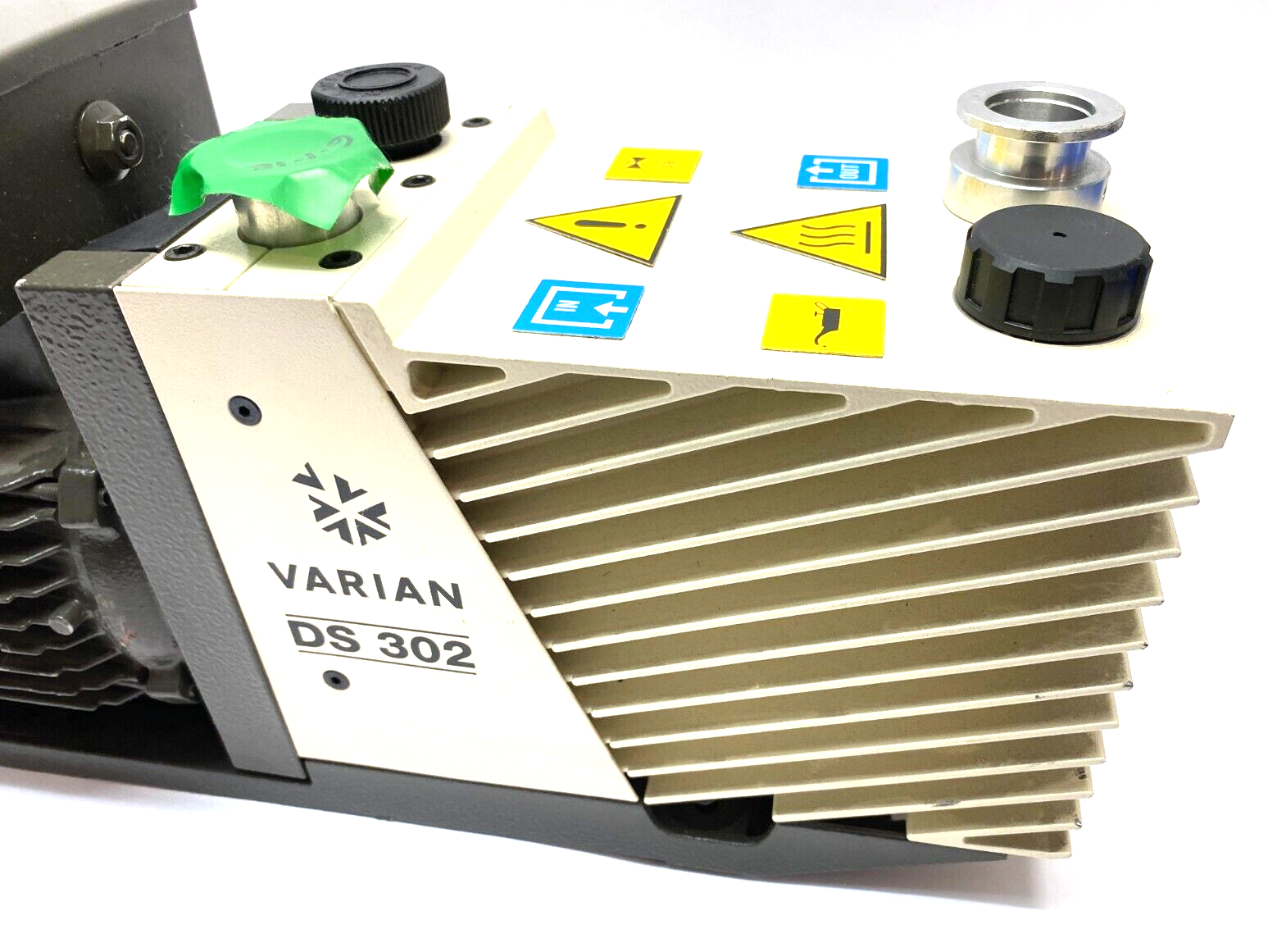 Varian 949-9325 Dual Stage Rotary Vane Vacuum Pump DS 302 Leroy Somner Motor - Maverick Industrial Sales