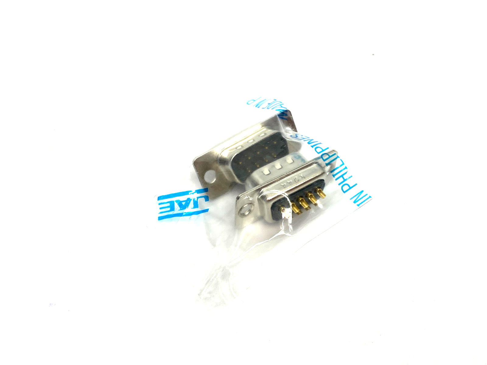 JAE K244 Multi-Pin Cable Connector 9-Pin PKG OF 2 - Maverick Industrial Sales