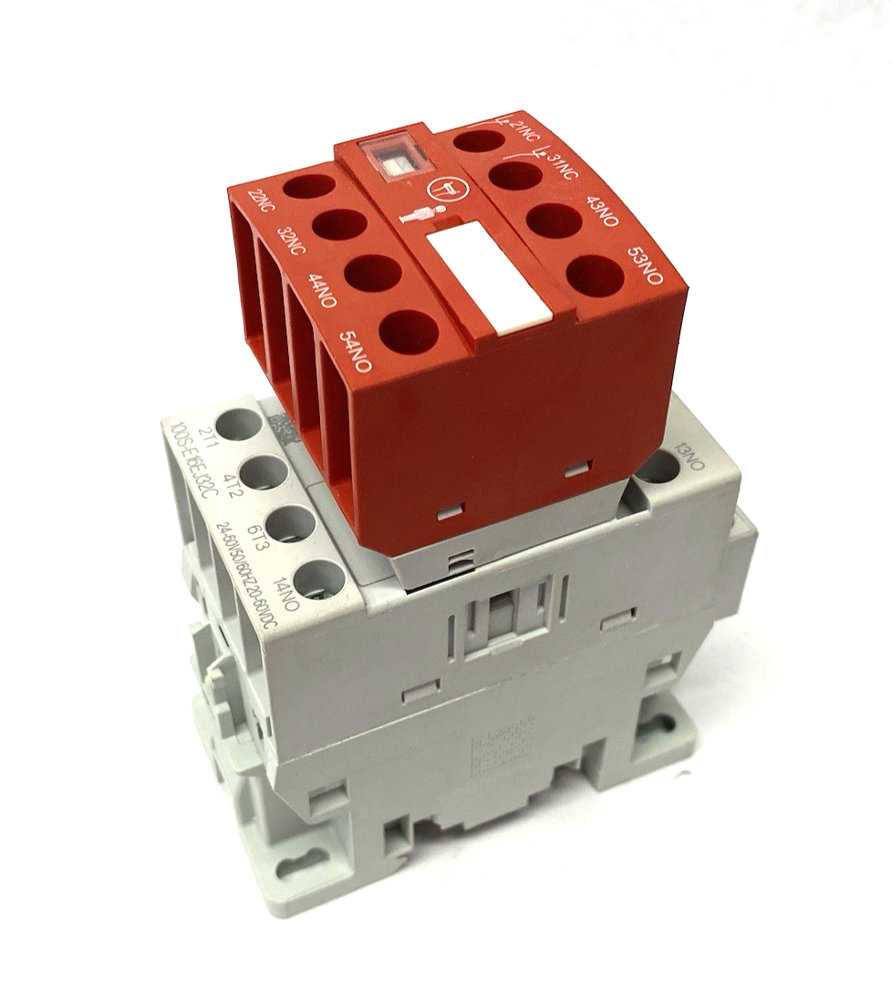 Allen Bradley 100S-E16EJ32C Ser. A MCS-E Safety Contactor, 16A, AC3 duty - Maverick Industrial Sales
