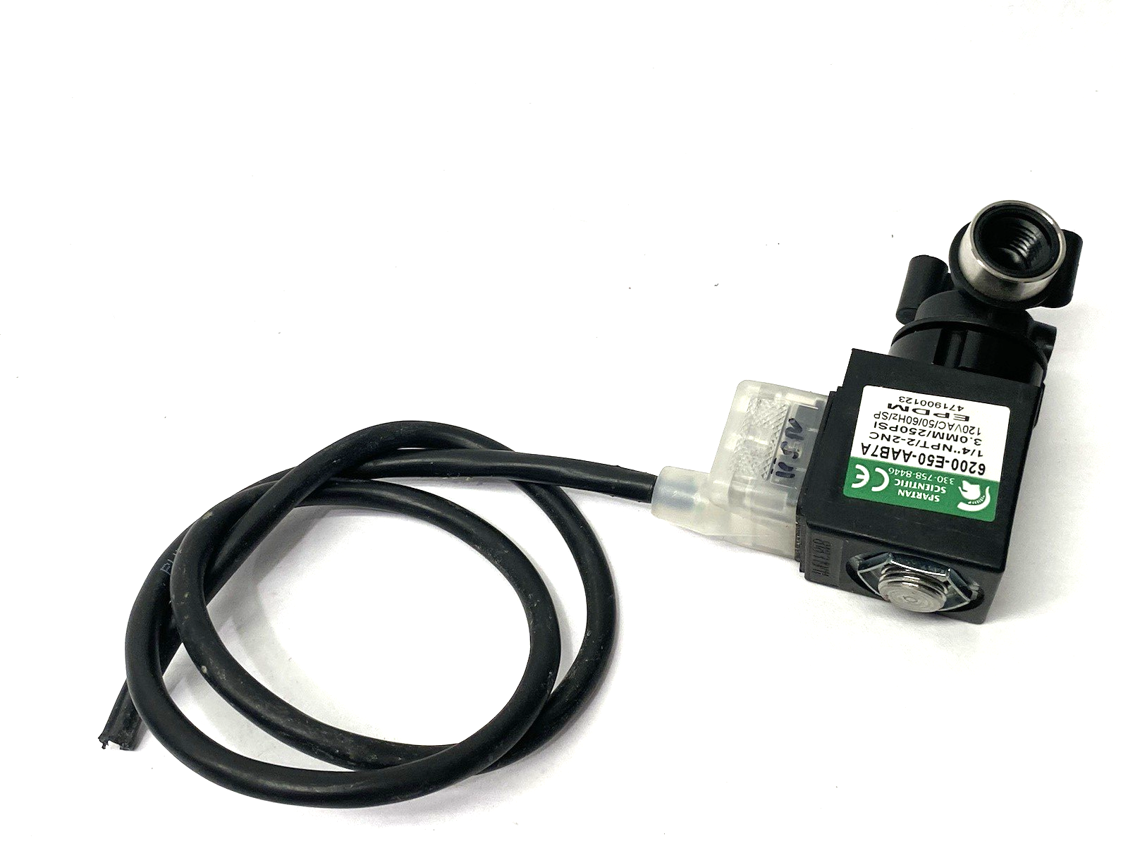 Spartan Scientific 6200-E50-AAB7A 2-Way 2-Position Direct Acting Solenoid Valve - Maverick Industrial Sales