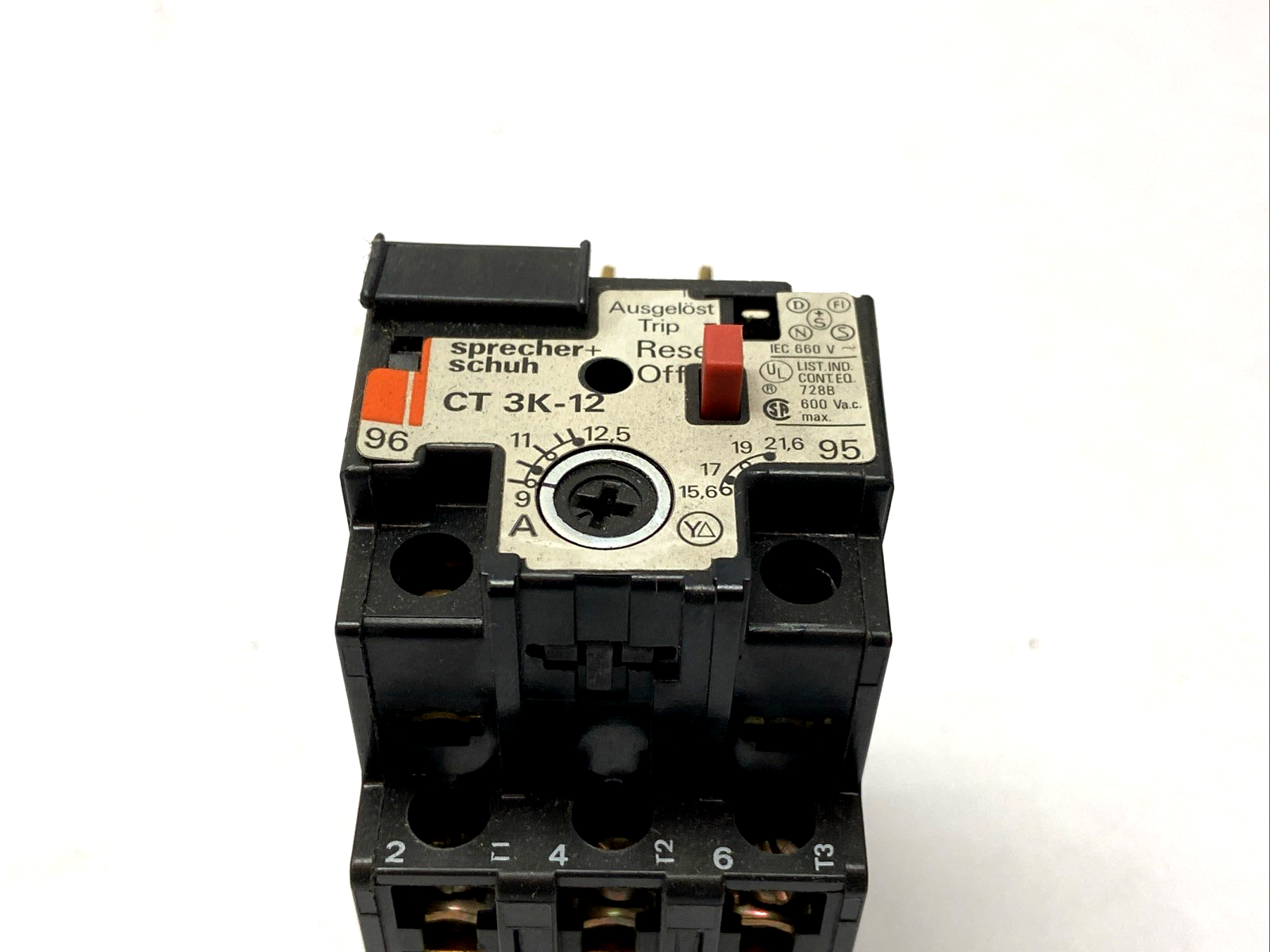 Sprecher+Schuh CT 3K-12.5 Overload Relay 9-12.5A BOX OF 10 - Maverick Industrial Sales