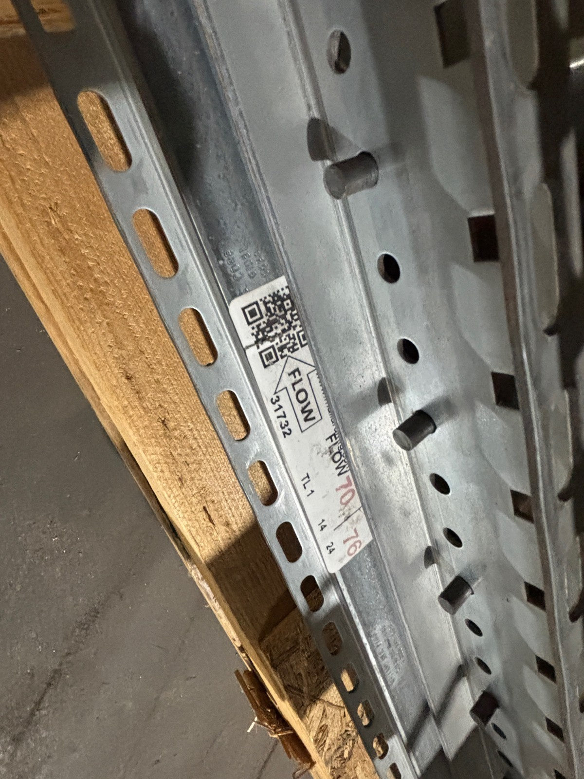 Mallard Manufacturing 192"L x 16"W Gravity Flow Racking, 16'L, LOT OF 18 - Maverick Industrial Sales