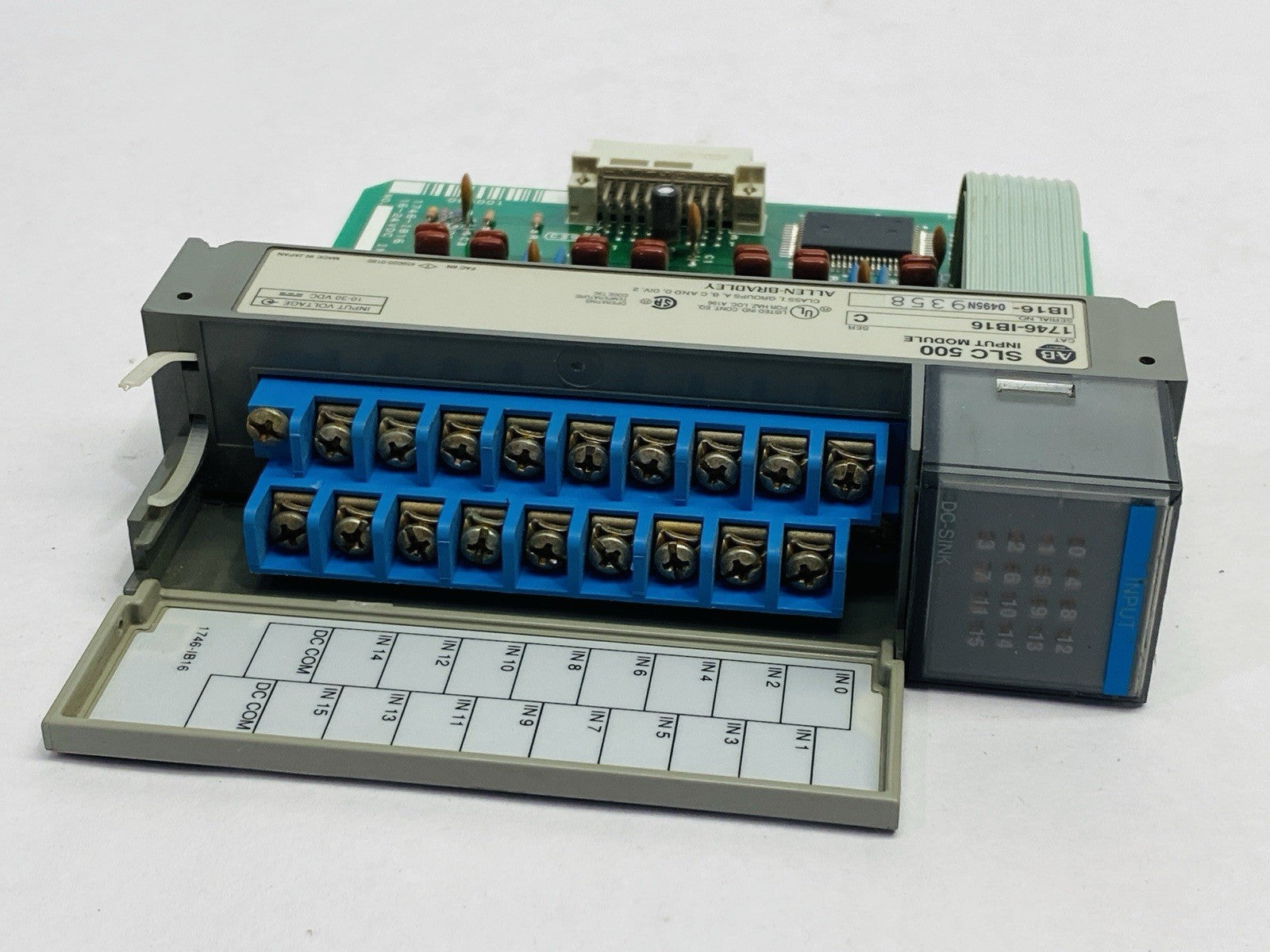 Allen Bradley 1746-IB16 Ser C SLC 500 PLC Input Module - Maverick Industrial Sales