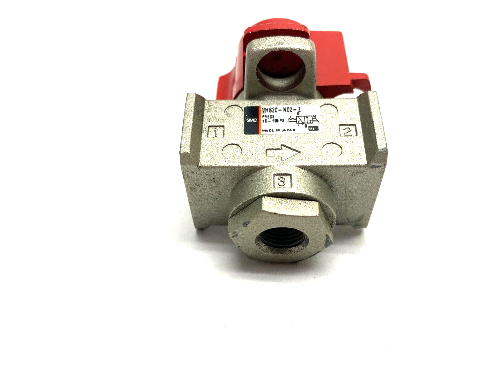SMC VHS20-N02-Z Manual Lockout Valve 3-Port 1/4" NPT - Maverick Industrial Sales