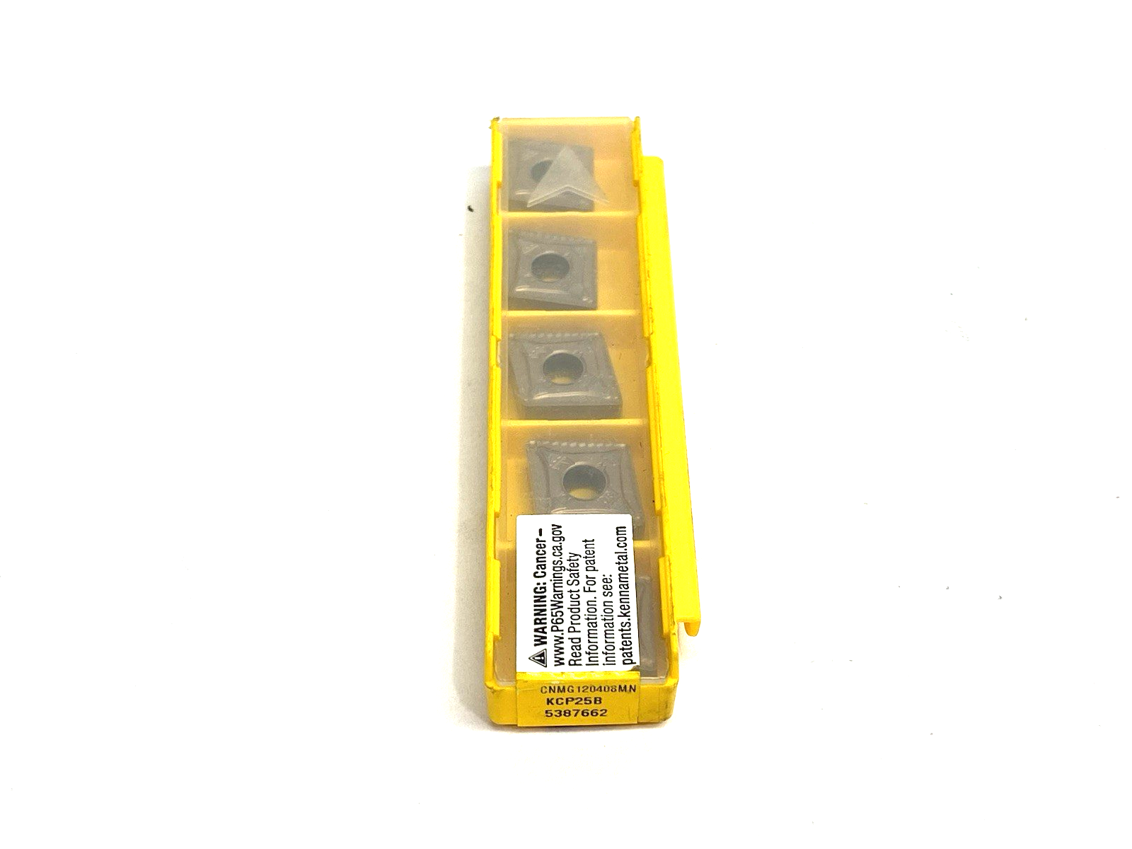5387662 | Kennametal Kenloc™ CNMG Turning Insert, Negative, CNMG120408MN, PKG OF 5 - New - Maverick Industrial Sales
