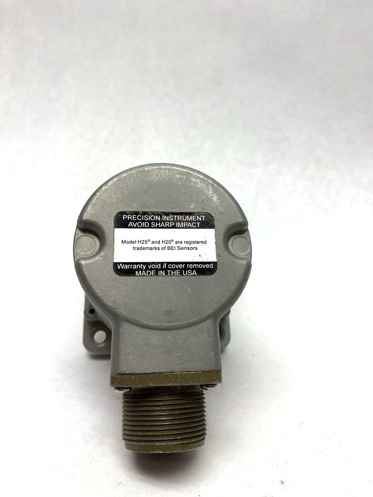 H25D-SS-OMNI-ABZC-28V/V-SM18, 01124-001 | BEI Sensors 01124-001, H25D-SS-OMNI-ABZC-28V/V-SM18 Incremental Rotary Encoder - For parts or not working - Maverick Industrial Sales