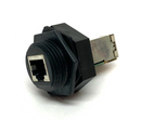 TE Connectivity 1546413-3 Panel Mount RJ45 Modular Coupler Connector Jack Cat5e - Maverick Industrial Sales