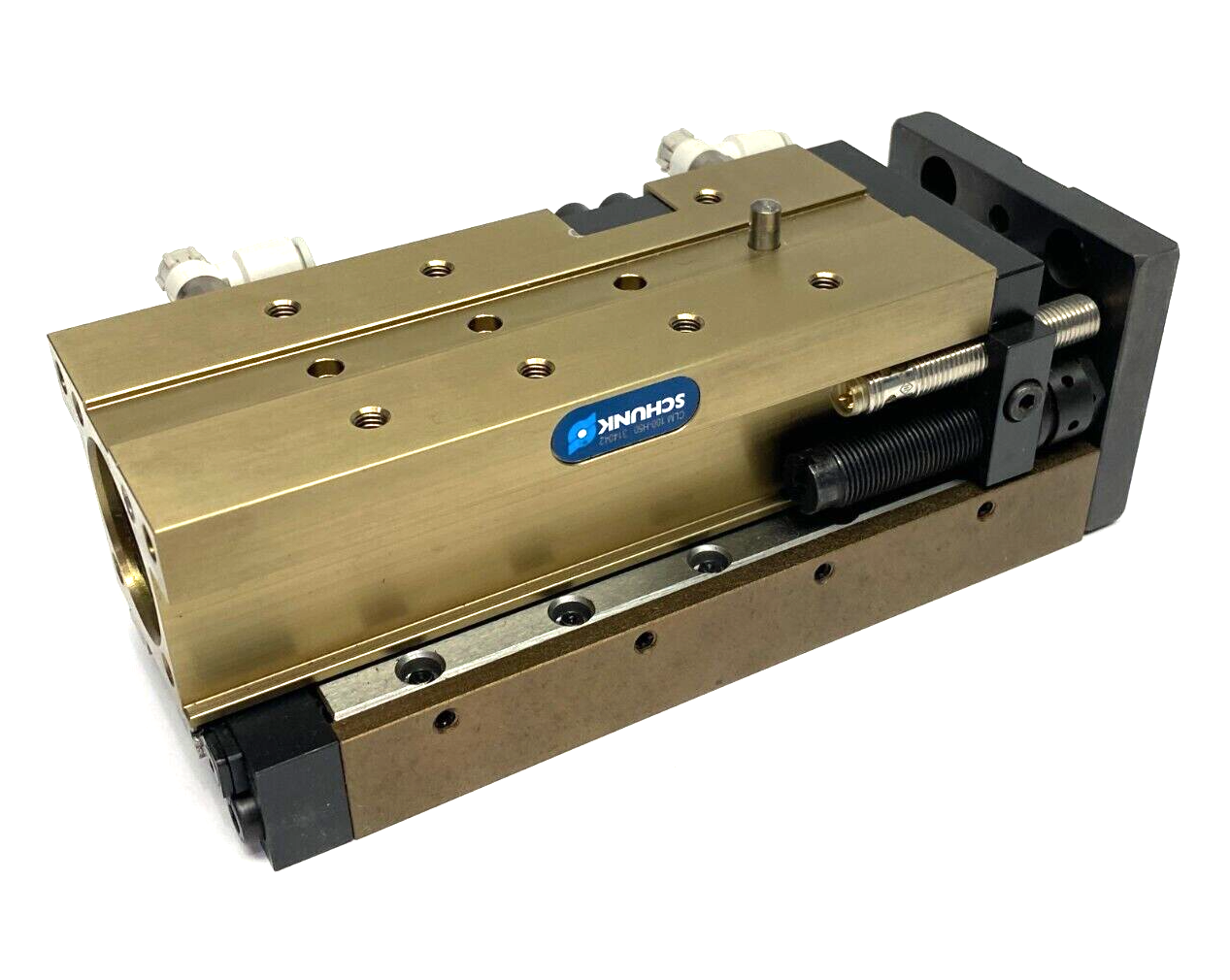 Schunk CLM 100-H50 Compact Linear Slide Piston Rod Cylinder Backlash-free 314042 - Maverick Industrial Sales