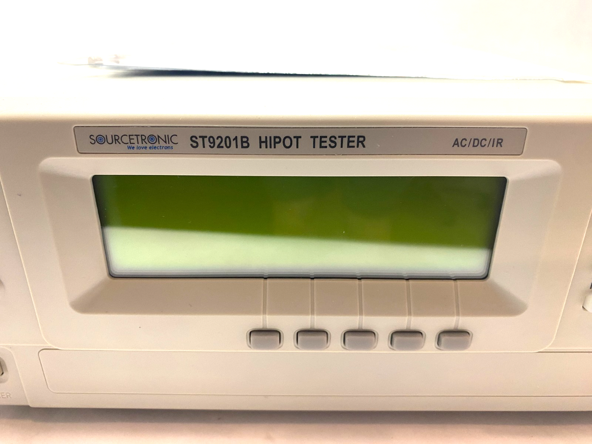 ST9201B | Sourcetronic High Voltage Tester 5000VAC/6000VDC - New – Open box - Maverick Industrial Sales