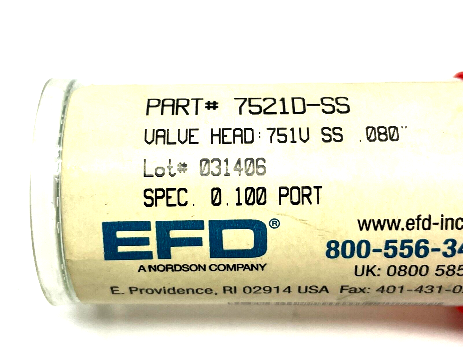 Nordson EFD 7521D-SS Valve Head 7021350 - Maverick Industrial Sales