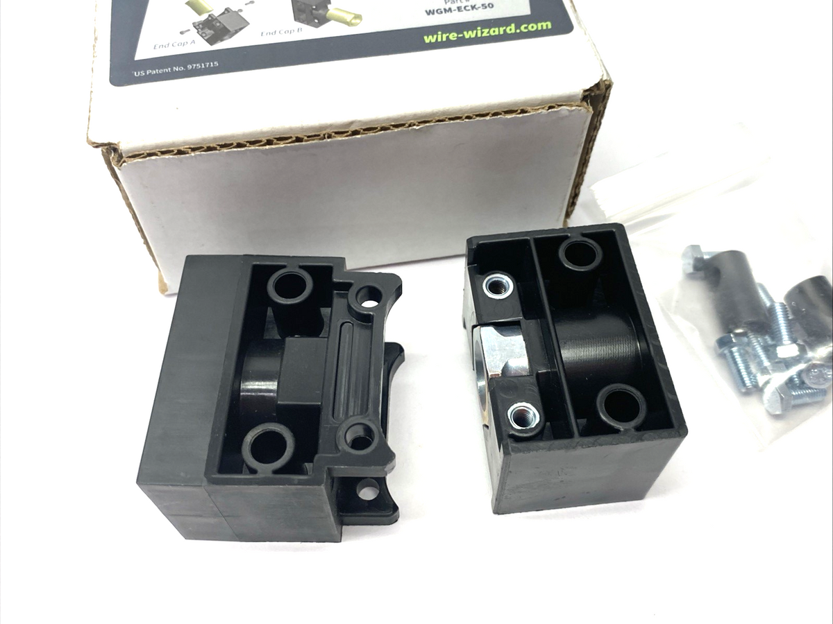WGM-ECK-50 | Wire Wizard Guide Module End Cap Kit, Male & Female - New – Open box - Maverick Industrial Sales