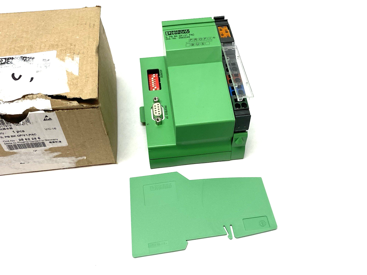 Phoenix Contact IL PB BK DP/V1-PAC Inline PROFIBUS DP Bus Coupler 2862246 - Maverick Industrial Sales