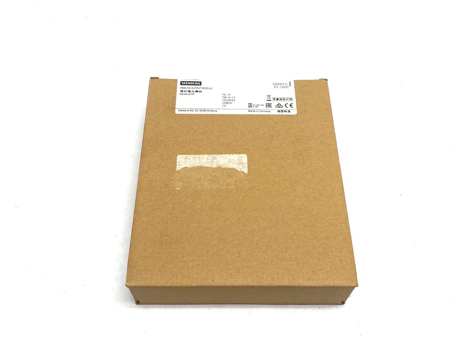 Siemens 6ES7 532-5ND00-0AB0 SIMATIC S7-1500 Analog Output Module AQ 4xU/I HF - Maverick Industrial Sales