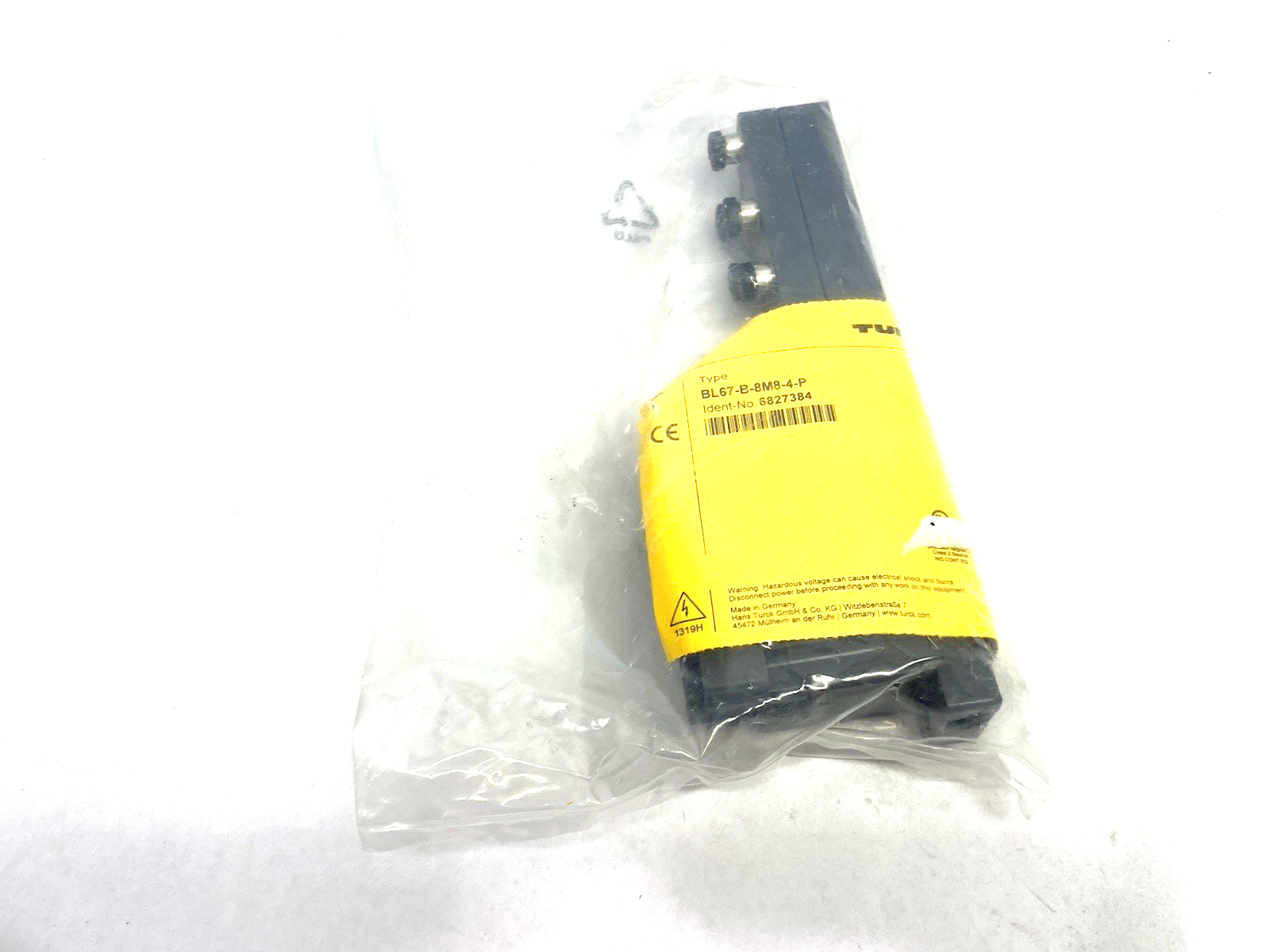 BL67-B-8M8-4-P | Turck Base Module 8× M8 4-Pin Connection 6827384 - New - Maverick Industrial Sales