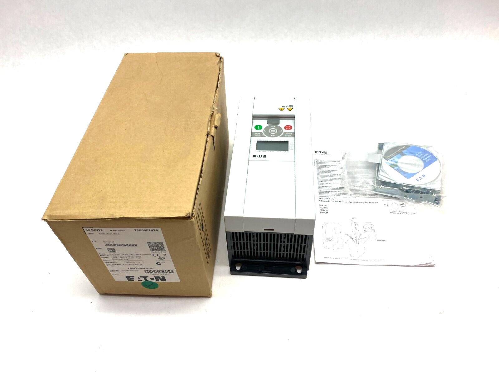 Eaton MMX34AA014N0-0 M-Max Sensorless Vector Adjustable Frequency Drive - Maverick Industrial Sales