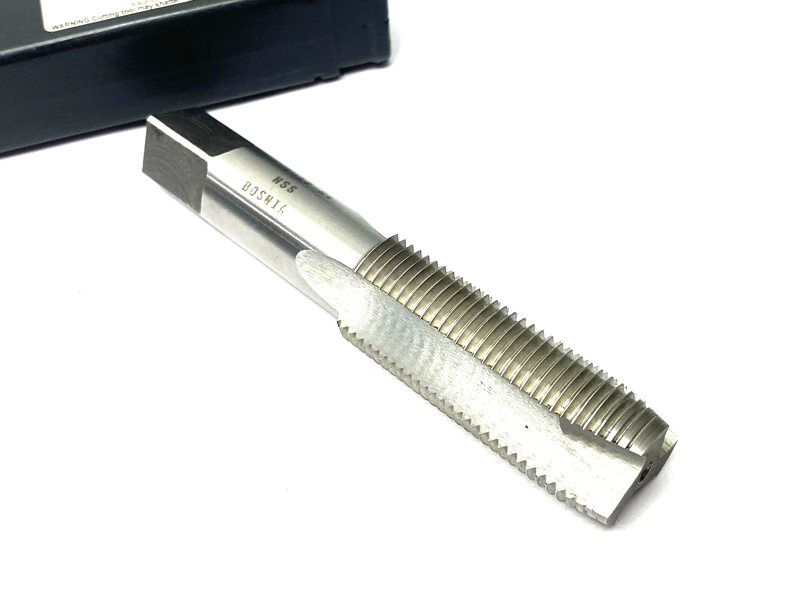 04559126 | Interstate Spiral Point Tap: 1-12 UNF, 3 Flutes, Plug Chamfer, 3B Class - Used - Maverick Industrial Sales