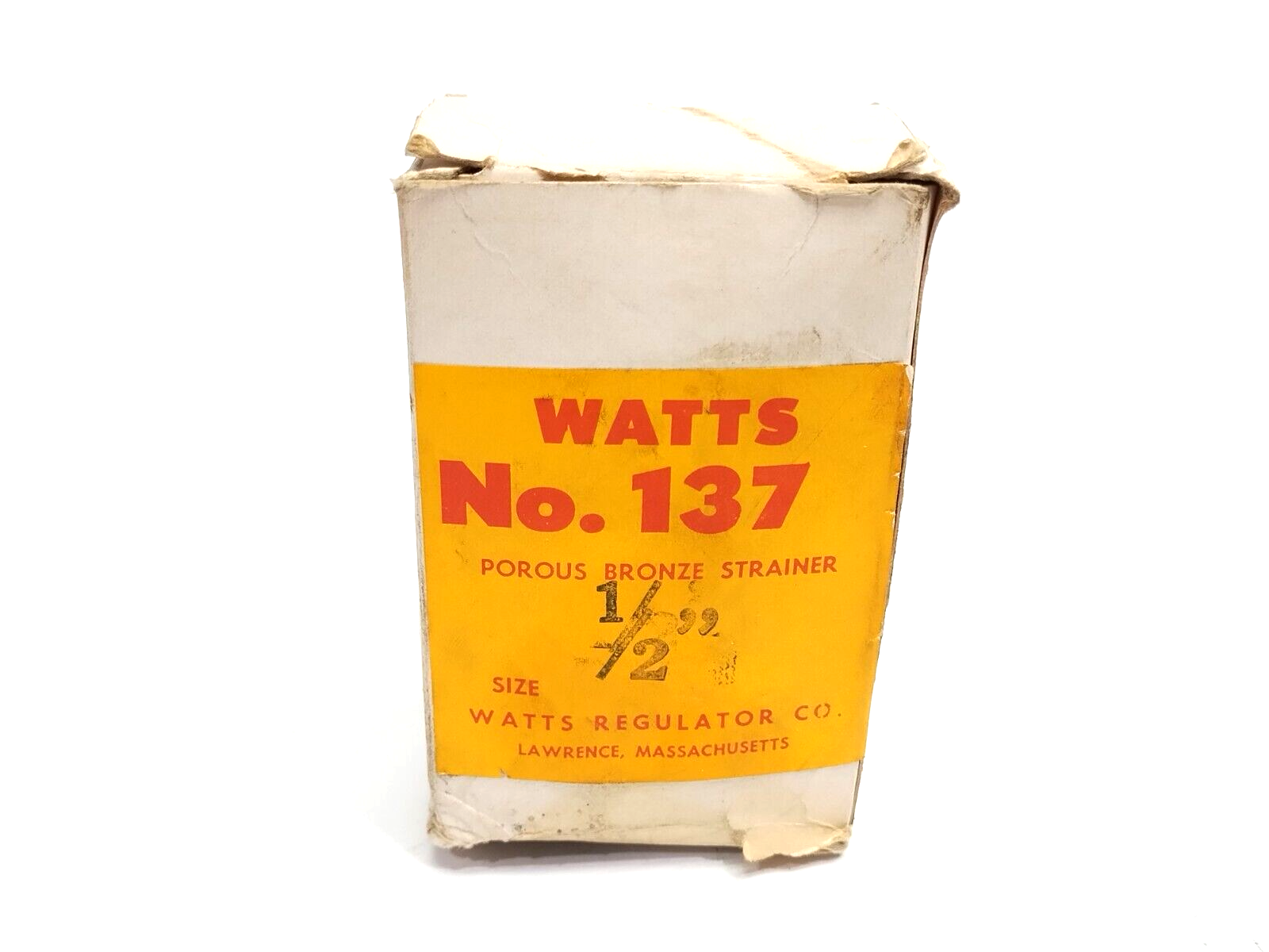 Watts 137-04 In-Line Porous Bronze Strainer/Filter, 90 Micron Element, 1/2" - Maverick Industrial Sales