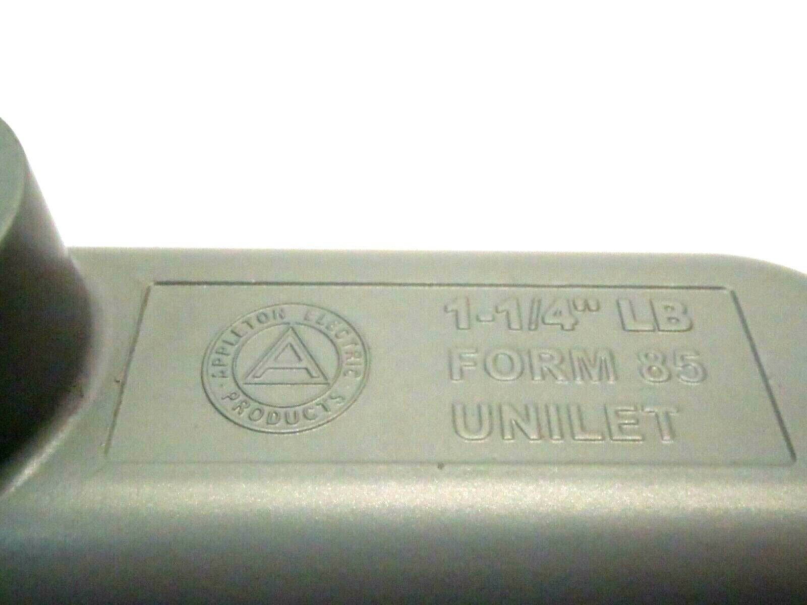 Appleton LB-125 Conduit Outlet Body 1-1/4" Inch w/ Aluminum Cover K125150-A - Used - Maverick Industrial Sales