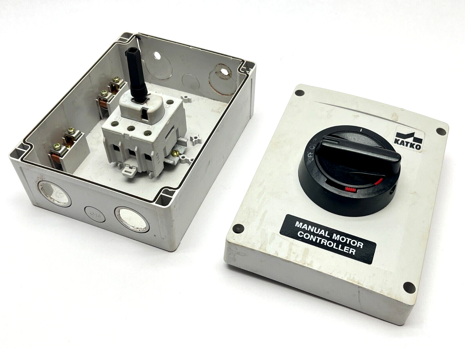 Katko KEM 340UL Manual Motor Controller Type 4X 40A 600VAC - Maverick Industrial Sales