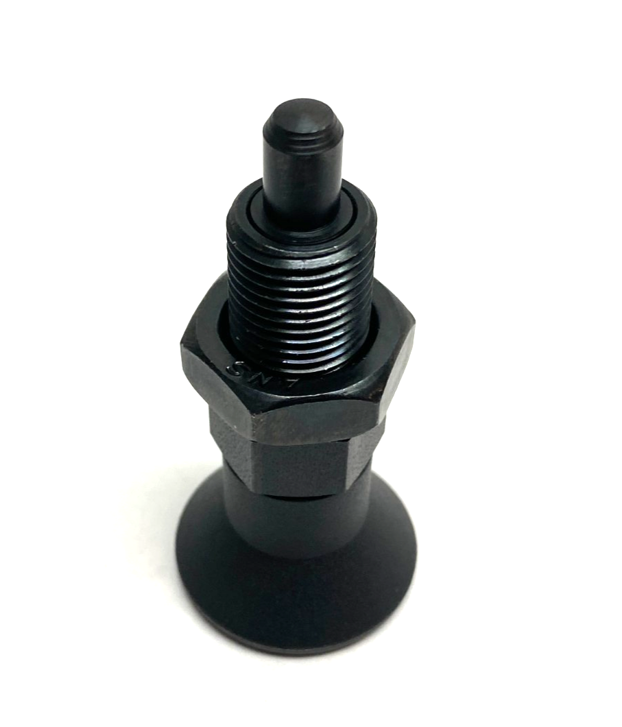 03089-22308 | Norelem Kipp Indexing Plunger M16x1,5 Form B Black D=8- New - Maverick Industrial Sales