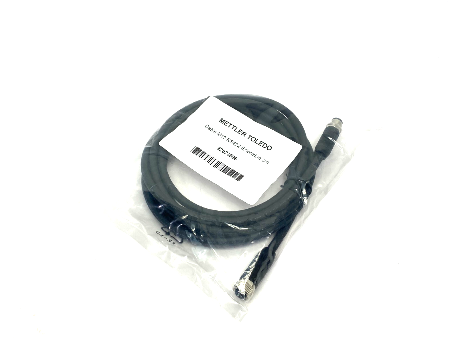 Mettler Toledo 22023696 Extension Cable M12 M to F 6-Pin RS422, 3m Length - Maverick Industrial Sales