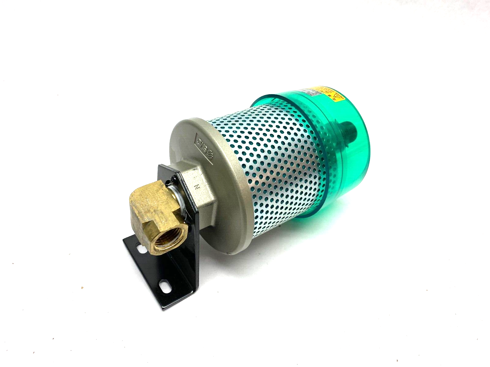 SMC AMC520-N04B Exhaust Cleaner Compressed Air Muffler 1/2" NPT w/ Bracket - Maverick Industrial Sales