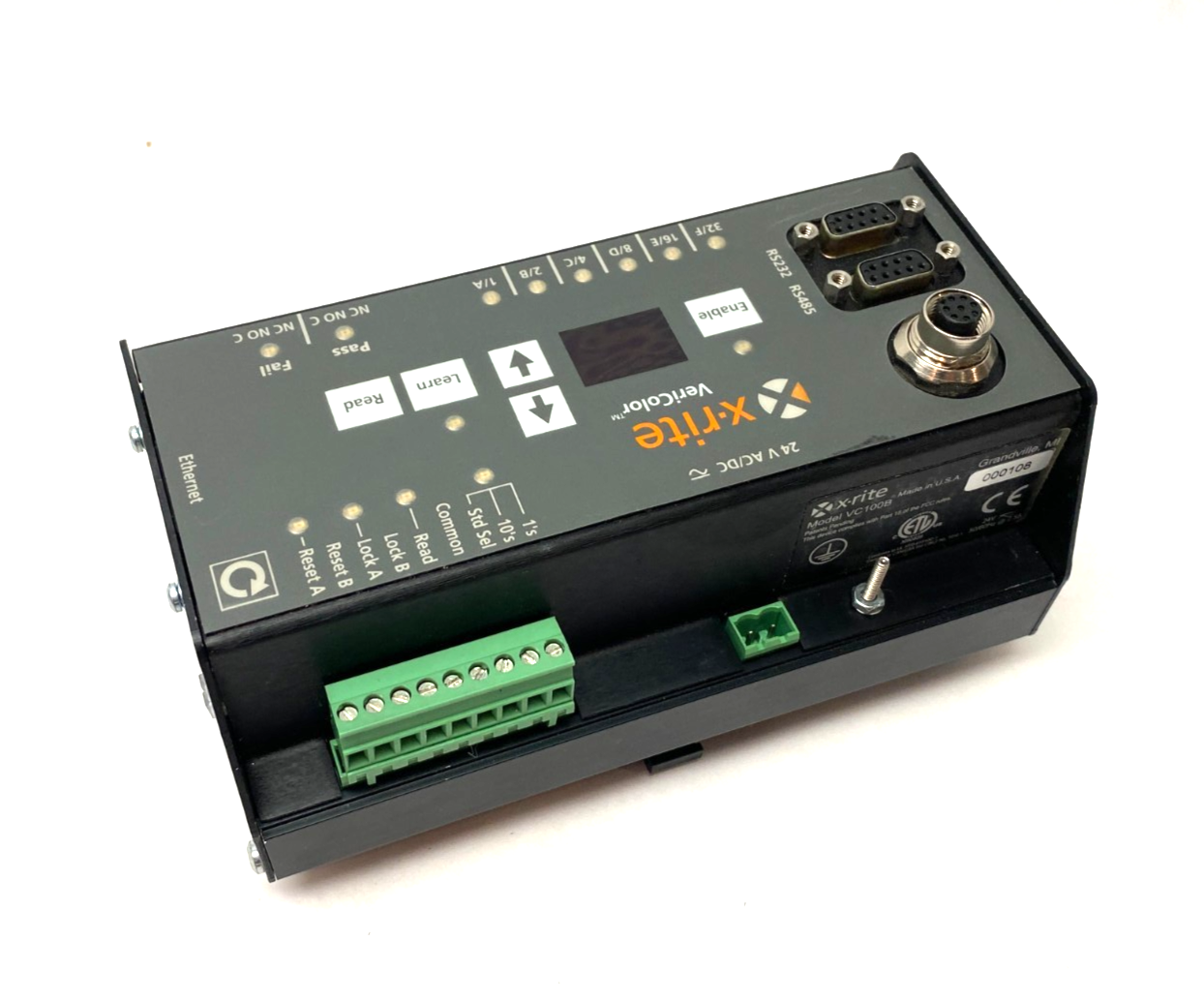 VC100B | X-Rite VeriColor Programmable Hub Unit, 2-Digit Digital Display - Used - Maverick Industrial Sales