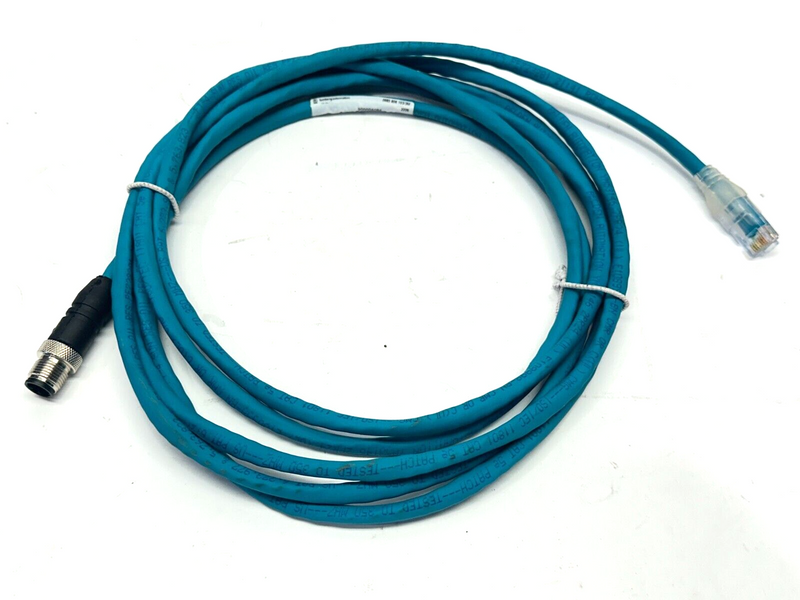 Lumberg Automation 0985 806 103/3M Ethernet Cable Male M124-Pin - RJ45 3m - Maverick Industrial Sales