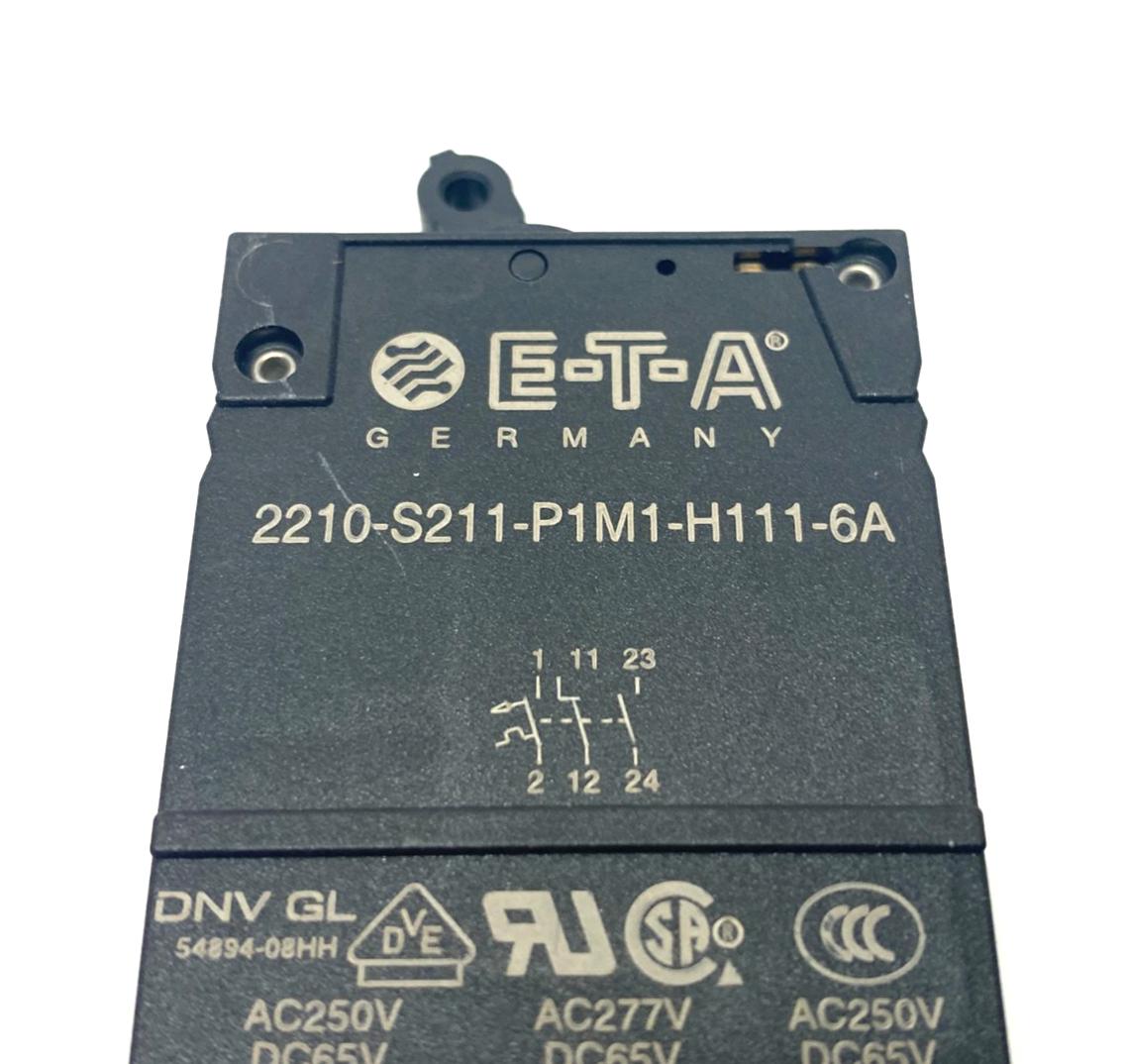 ETA 2210-S211-P1M1-H111-6A Thermal-Magnetic Circuit Breaker - Maverick Industrial Sales