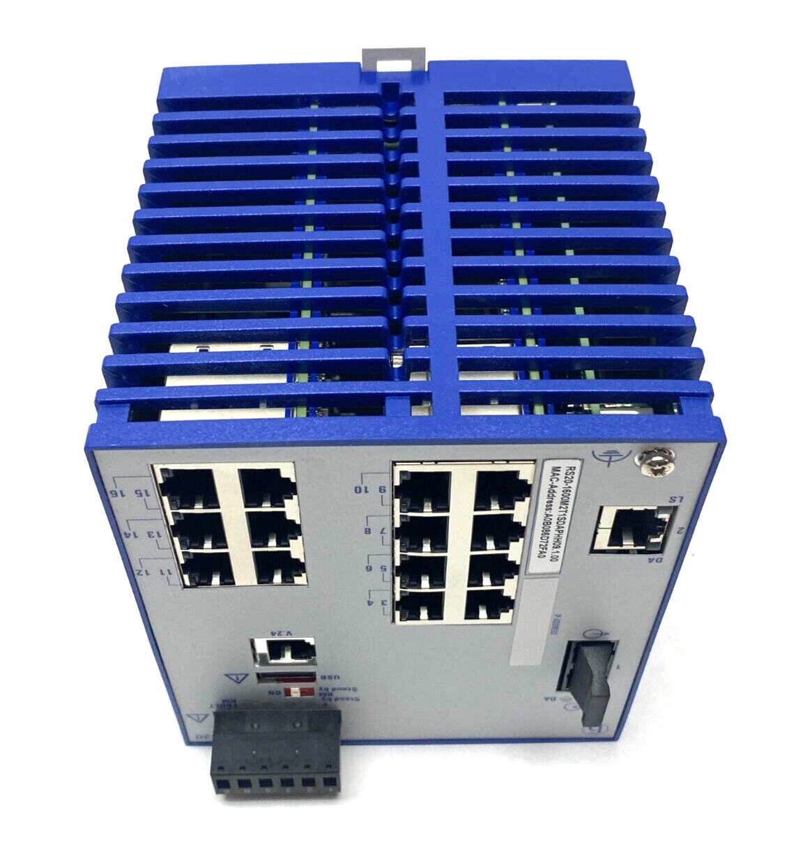 Hirschmann RS20-1600M2T1SDAP Managed Ethernet Rail Switch 943434026 - Maverick Industrial Sales