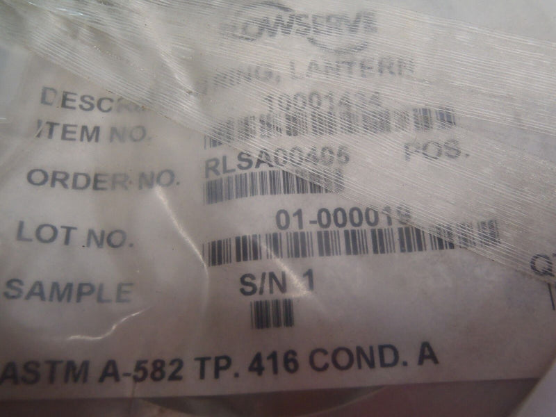Flowserve 10001434 RLSA00405 Ring Lantern LOT OF 2 - Maverick Industrial Sales