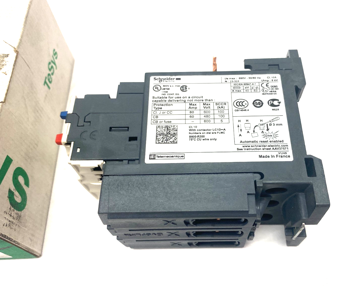 Schneider Electric LR3D332 TeSys Deca Thermal Overload Relay 921590 - Maverick Industrial Sales