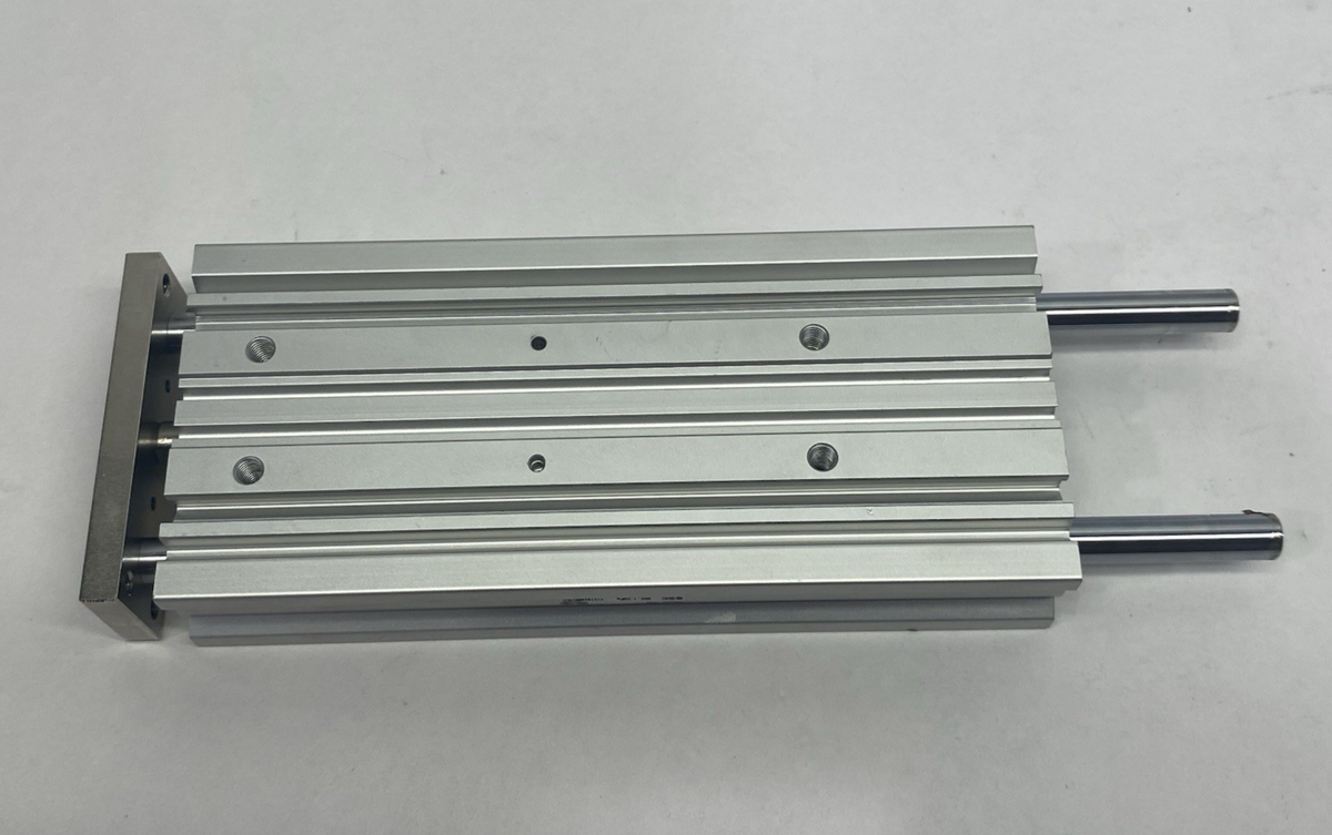 MGPL20-150Z | SMC Compact Slide Bearing Guided Cylinder 150mm Stroke 20mm Bore - Used - Maverick Industrial Sales