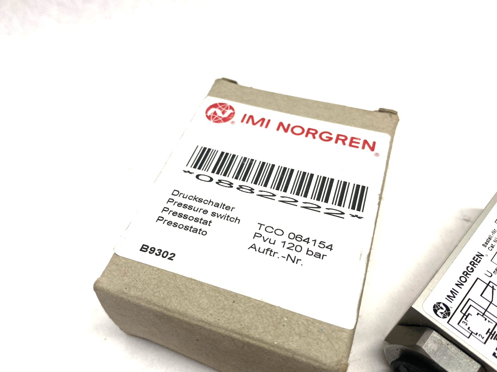 IMI Norgren 0882222 Pressure Switch 10-160bar 250V - Maverick Industrial Sales