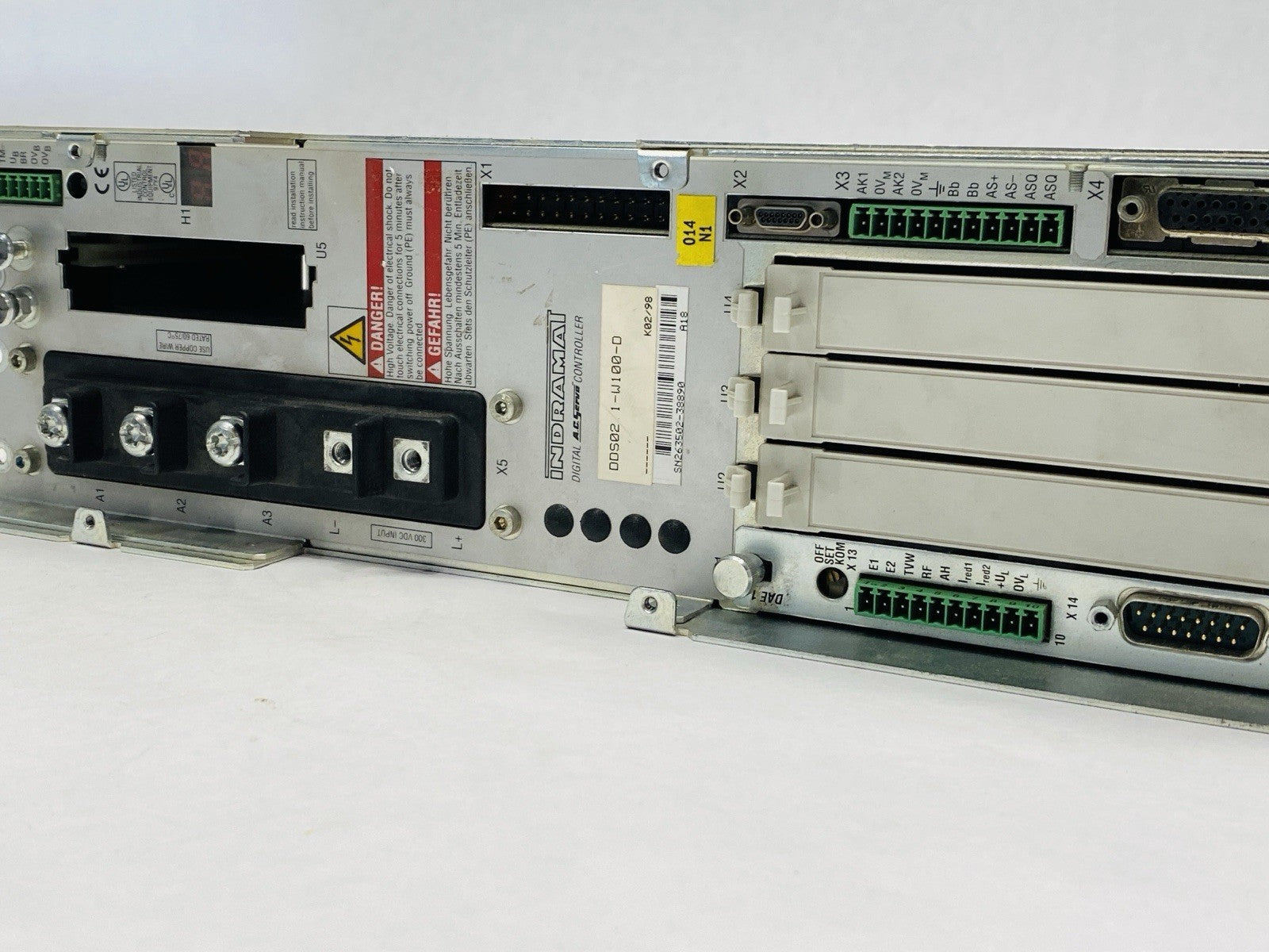 Indramat DDS02.1-W100-D Digital AC Servo Controller w/ DAE 1.1 109-0785-4B19-04 - Maverick Industrial Sales