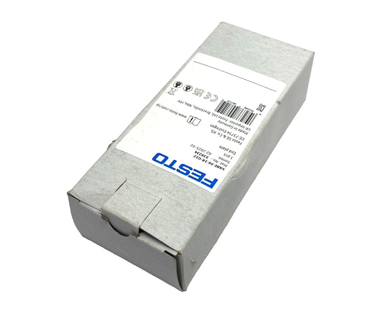 VABE-S6-1R-G12 | Festo Valve Manifold End Plate 539234 - New – Open box - Maverick Industrial Sales