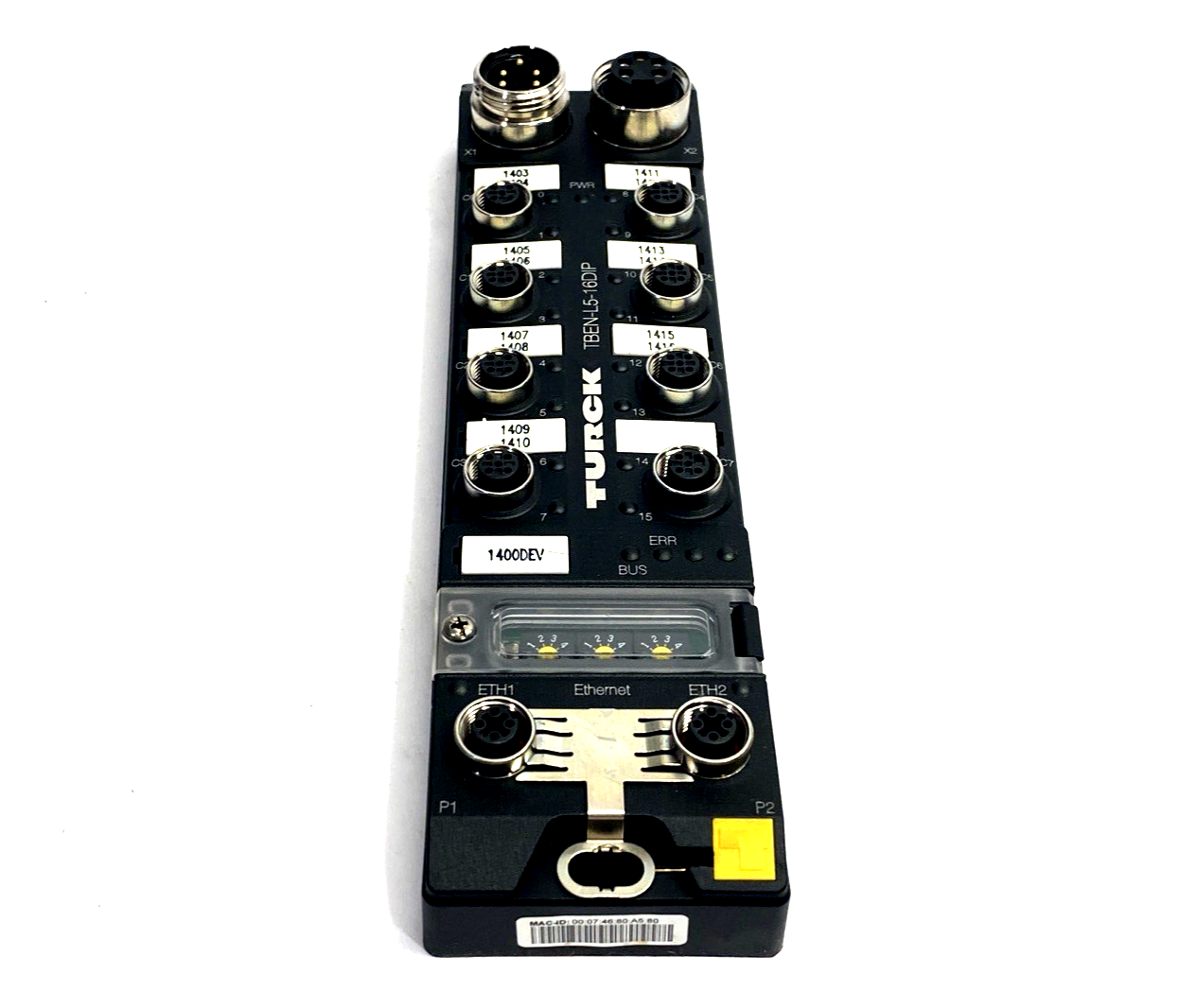 TBEN-L5-16DIP | Turck Compact Multiprotocol I/O Module For Ethernet 6814085 - Used - Maverick Industrial Sales