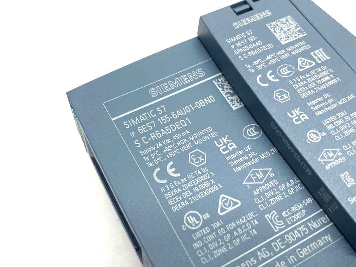Siemens 6ES7155-6AU01-0BN0 SIMATIC ET 200SP Profinet Interface Mod. IM155-6PN ST - Maverick Industrial Sales