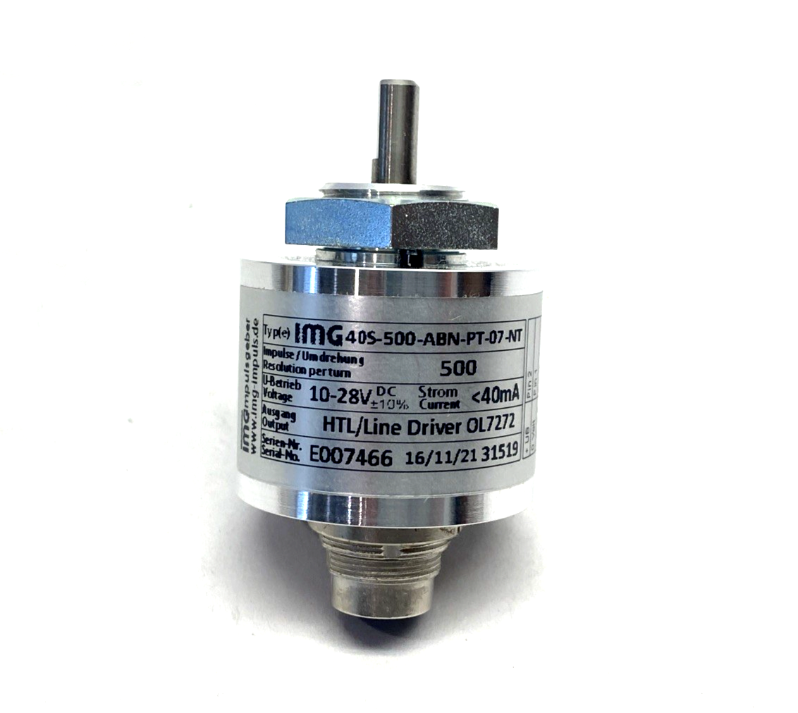 IMG 40S-500-ABN-PT-07-NT Rotary Shaft Encoder 16-086-11520 - Maverick Industrial Sales