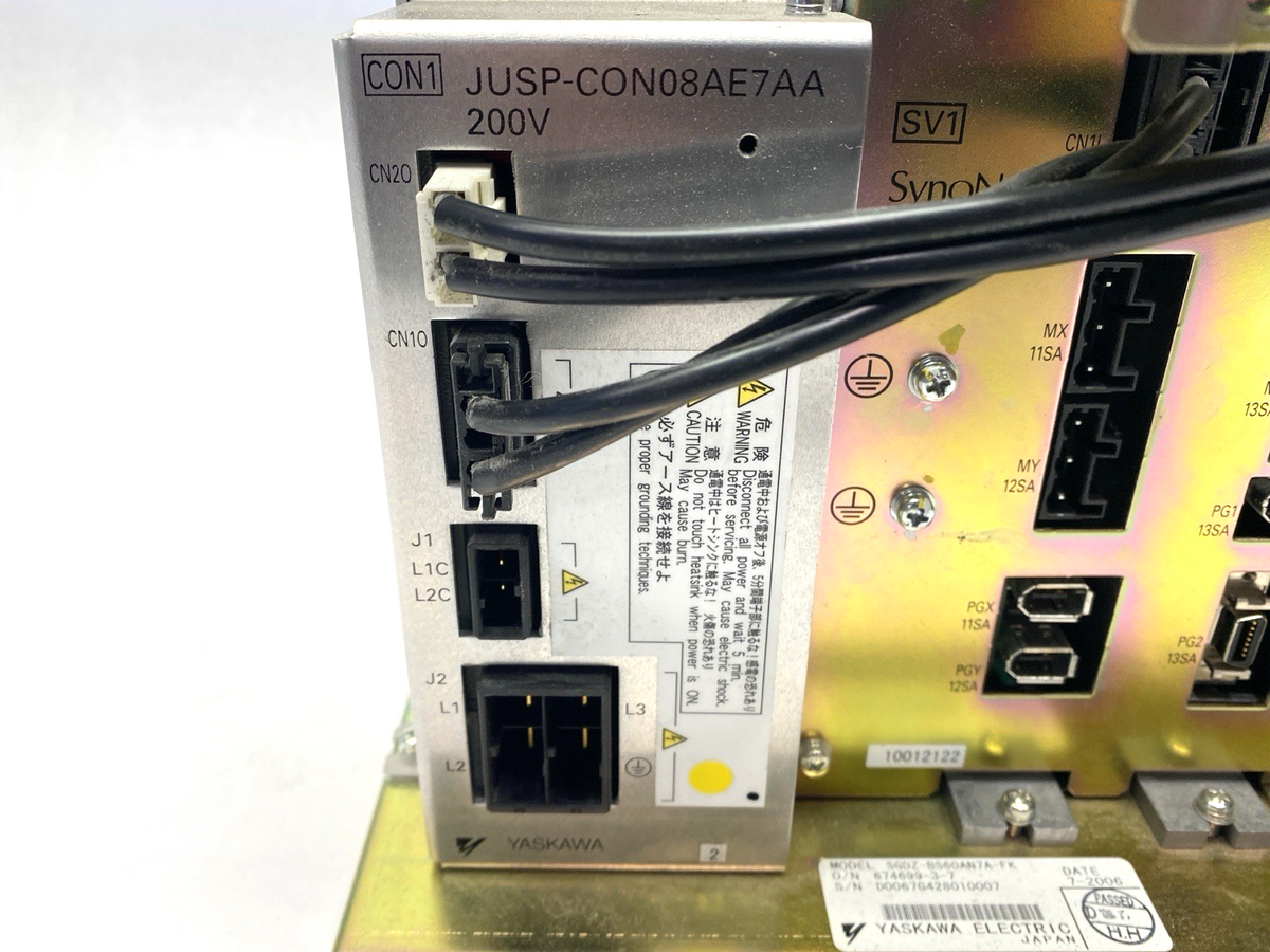 SGDZ-BS60AN7A-FK | Yaskawa Servopack Controller, Servo Driver Unit - Used - Maverick Industrial Sales