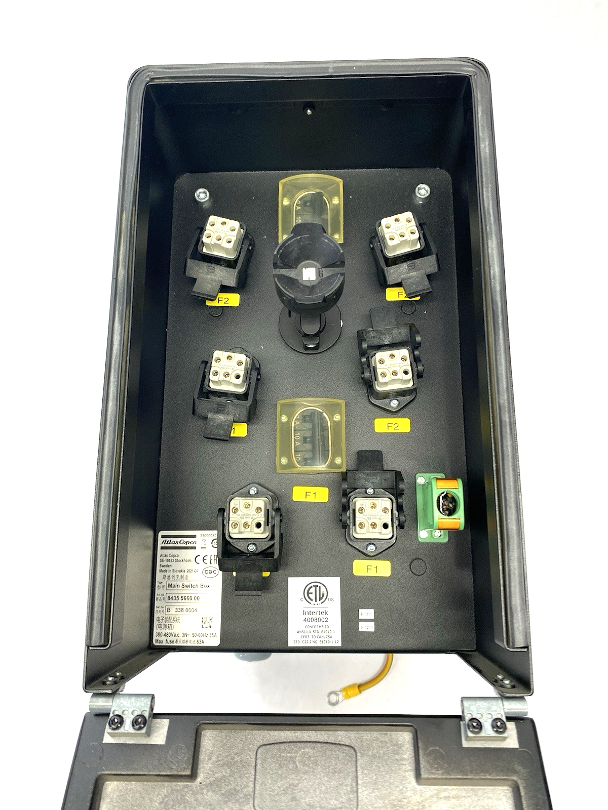 8435 5660 00 | Atlas Copco Power Focus 8 Main Switch Box, Nutrunner multispindle - Used - Maverick Industrial Sales