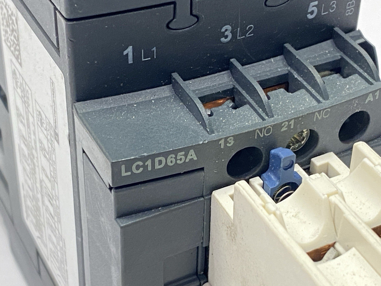 Schneider Electric LC1D65A Thermal Overload Contactor 3-Pole 65A w/ LADN11 - Maverick Industrial Sales