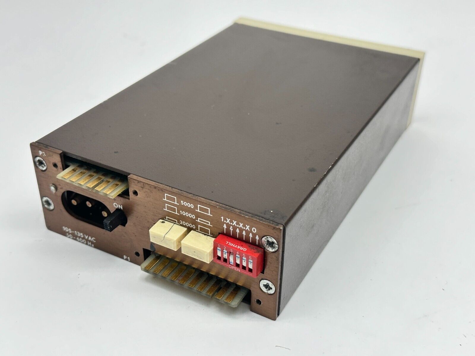 Daytronic 3330 LVDT Indicator Controller 105-135 VAC 10W 50-400Hz - For parts or not working - Maverick Industrial Sales