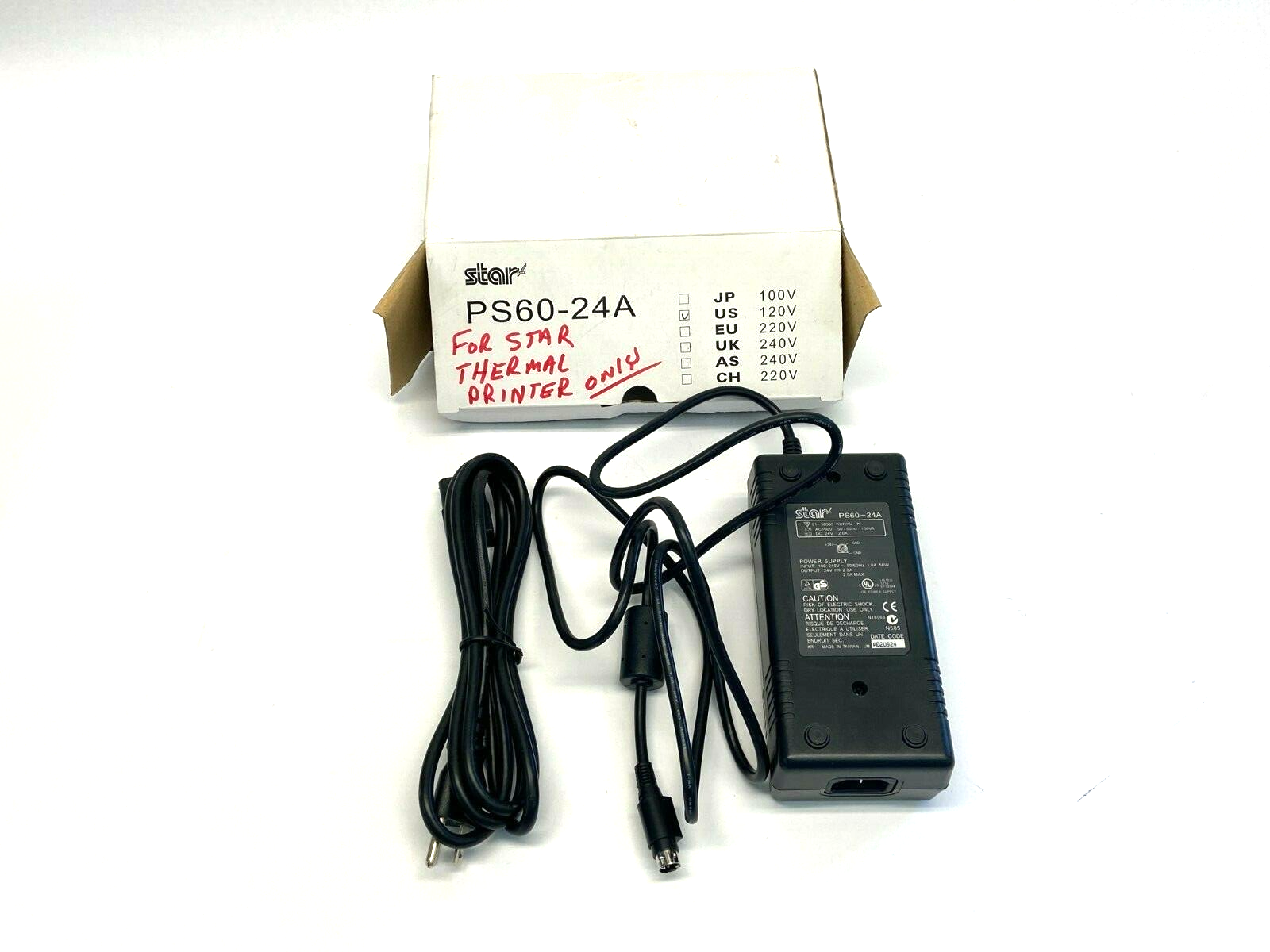 PS60-24A | Star Power Supply 120V 24V 2A - Open box - Maverick Industrial Sales