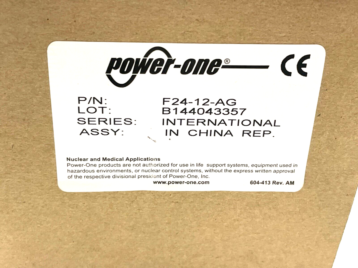 F24-12-AG | Power-One International Series Linear Power Supply - New – Open box - Maverick Industrial Sales