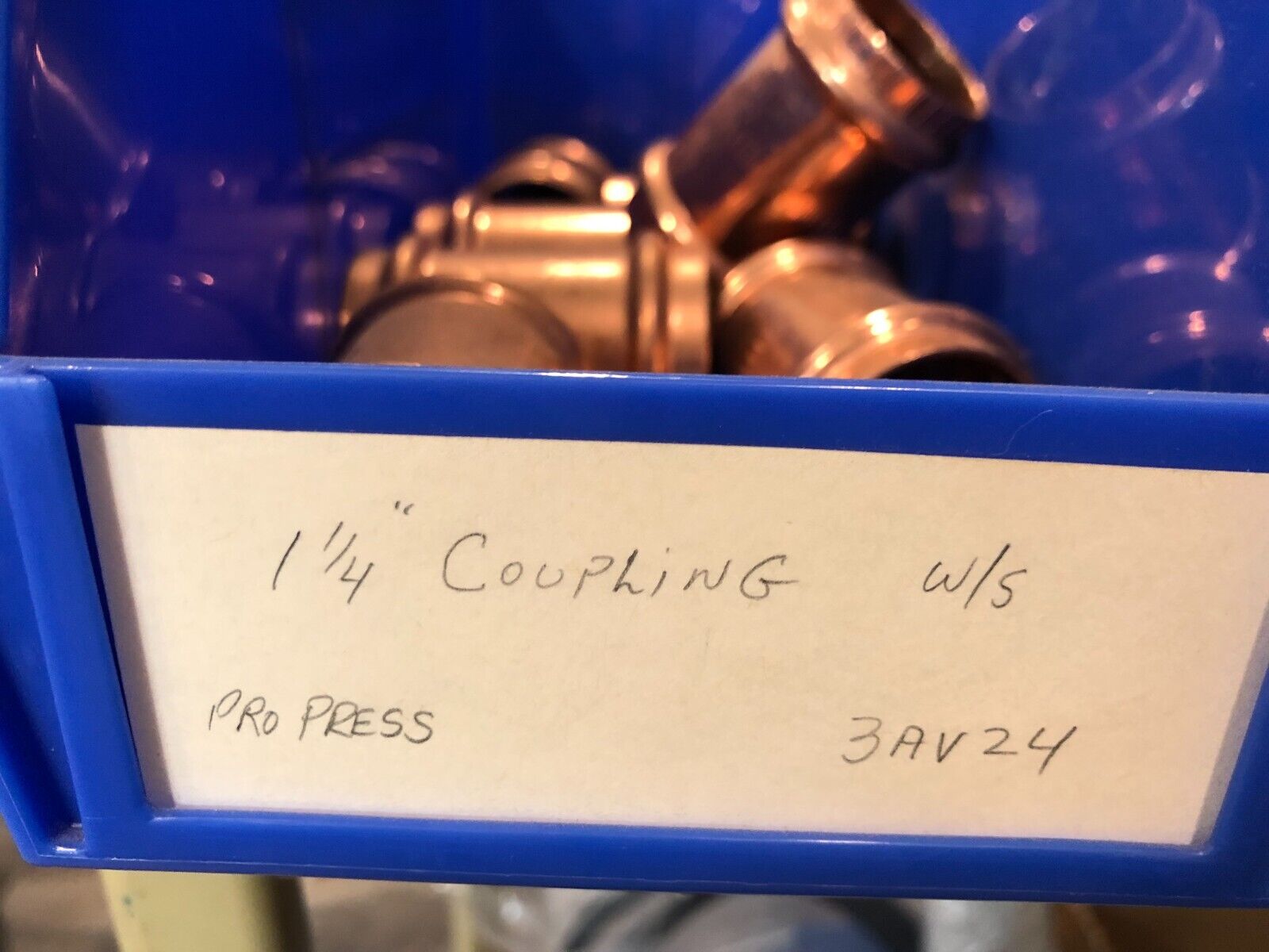 Viega 78062 ProPress Coupling Fitting, 1-1/4" x 1-1/4", W/ Stop, 3AV24 - Maverick Industrial Sales