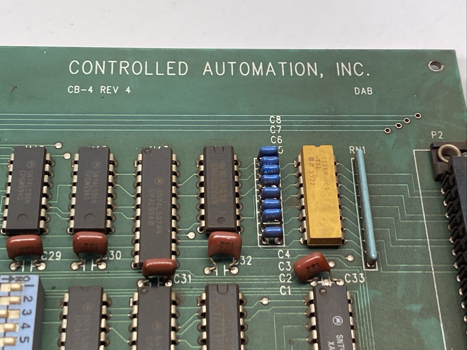 Controlled Automation CB-4 Rev 4 PCB Slot-In Card - Used - Maverick Industrial Sales