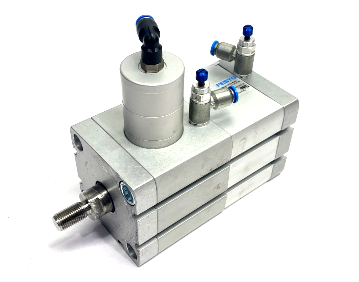 Festo ADN-63-30-KP-A-P-A Pneumatic Compact Cylinder 63mm Bore 30mm Stroke 548211 - Maverick Industrial Sales