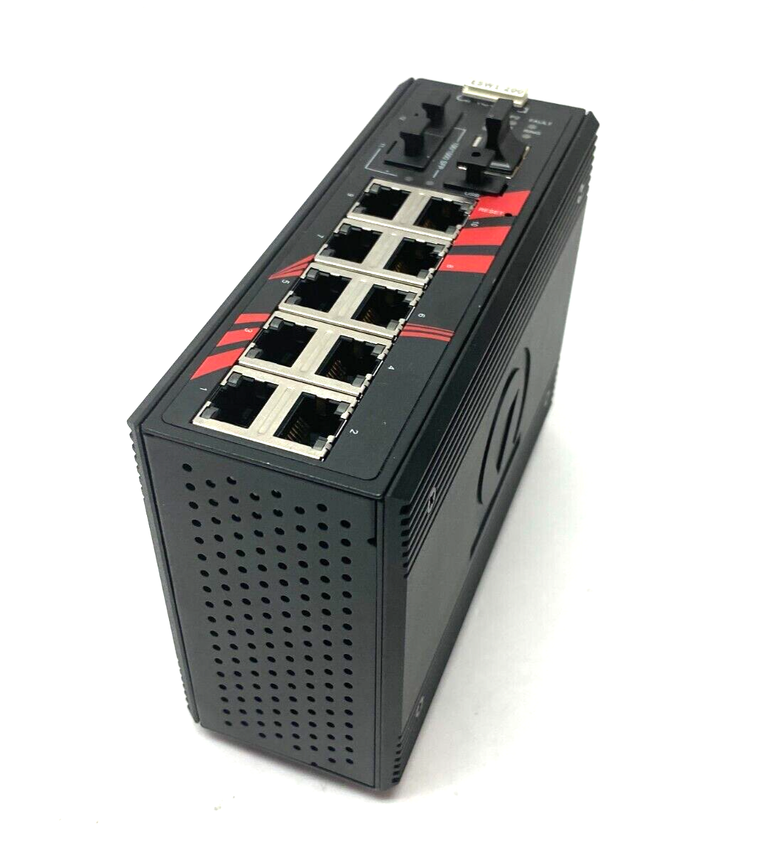 Antaira LMX-1202G-SFP Gigabit Light Layer 3 Managed Ethernet Switch 12-Port - Maverick Industrial Sales